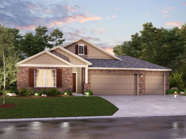 Kingsley Plan in Chaparral Ranch, Floresville, TX 78114