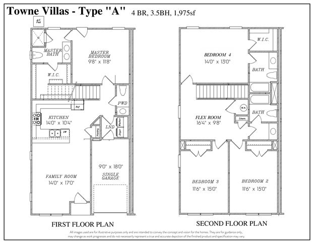Type A Plan in Towne Villas, Jasper, GA 30143
