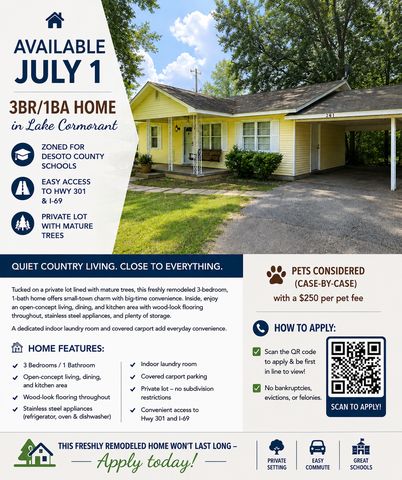 217 Highway 301 N, Lake Cormorant, MS 38641