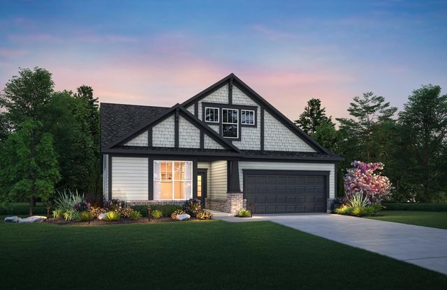 CLEARWATER Plan in Orchards at Vintners Park, McCordsville, IN 46055