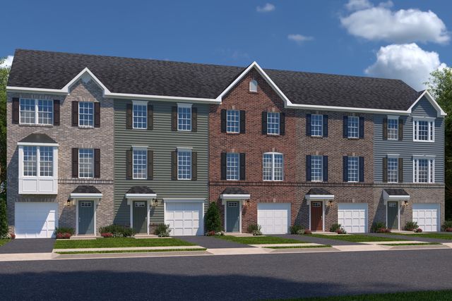 Strauss Attic Front Garage Plan in South Lake Townhomes, Bowie, MD 20716
