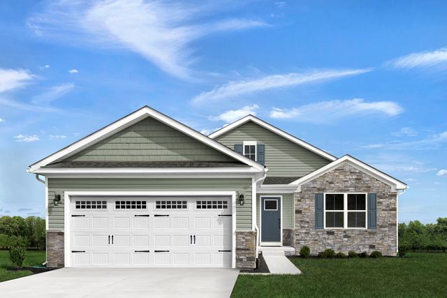 Dominica Spring with Basement Plan in Spyglass Trails Ranch Homes, Greensburg, PA 15601