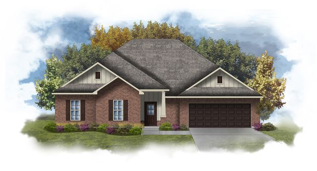 Crosby III H Plan in The Estates at Heritage Lakes, New Market, AL 35761
