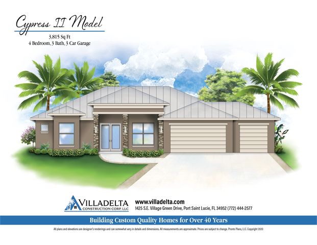 The Cypress II Plan in Noble Oaks Estates, Fort Pierce, FL 34981