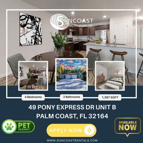 49 Pony Express Dr   #B, Palm Coast, FL 32164
