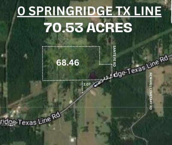 Springridge Texas Line Rd, Keithville, LA 71047