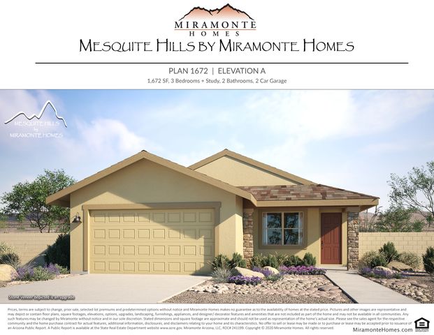 Mesquite Hills 1672 Plan in Miramonte at Mesquite Hills, Cottonwood, AZ 86326