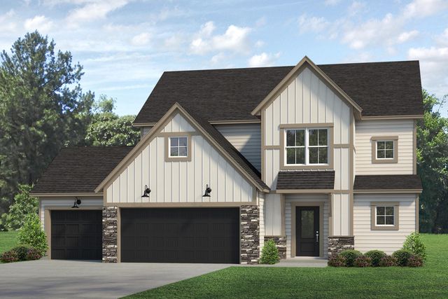 National Farmhouse w/ 3-Car - LP - Griffith Plan in South Park Commons, Bowling Green, KY 42101