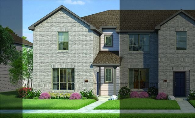 Bowie 3B1 Plan in Seven Oaks Townhomes, Tomball, TX 77375