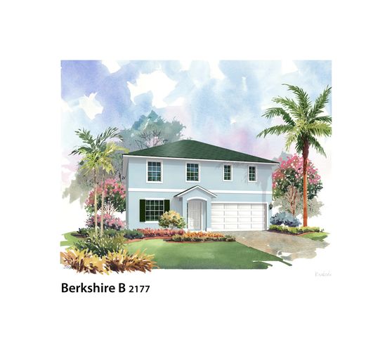 Berkshire 2177 Plan in Morningside by Renar Homes, Fort Pierce, FL 34945