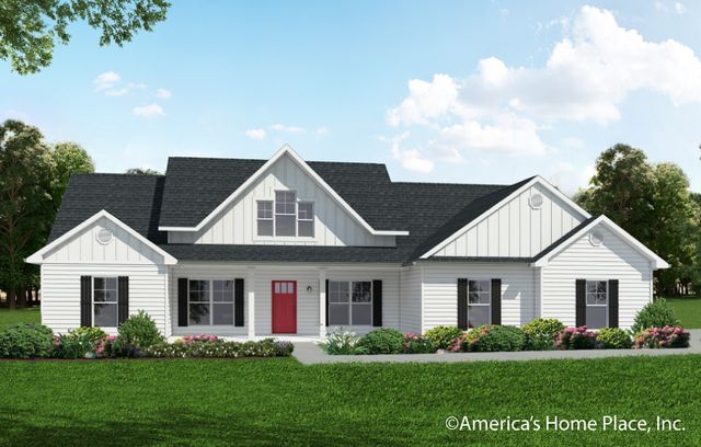 Oxford Modern Farmhouse Plan in Oxford, AL: Build On Your Lot, Oxford, AL 36203