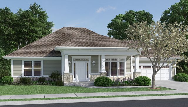 The Macrae Craftsman Ranch Plan in Munhall Glen of St. Charles, Saint Charles, IL 60174
