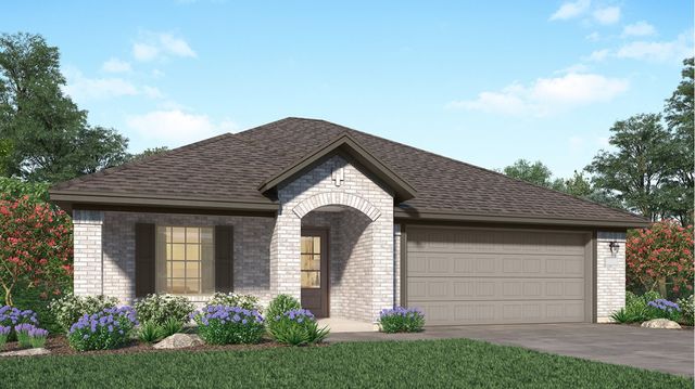 Honeysuckle II Plan in Pinewood at Grand Texas : Wildflower II Collection, New Caney, TX 77357