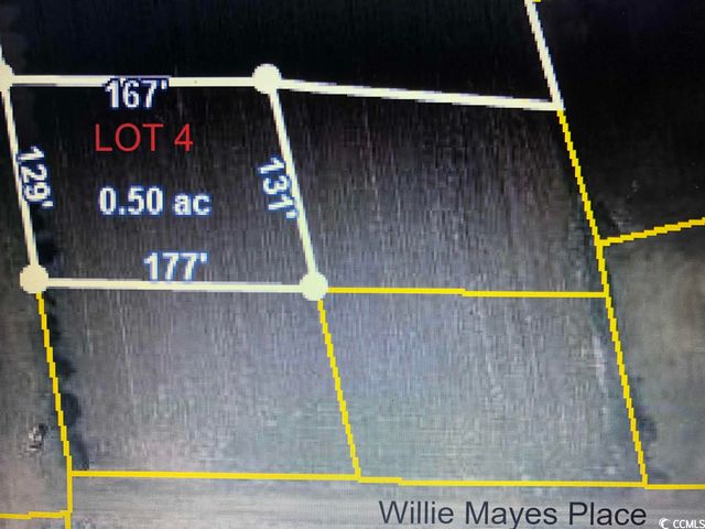 TBD S Nichols Hwy. Lot 4 Willie Mays Place, Aynor, SC 29511