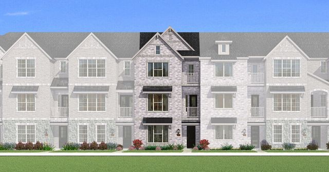 Imperial Plan in Wade Settlement Townhomes, Frisco, TX 75034