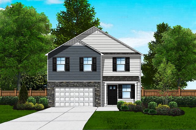 Meadowbrook A6 Plan in Champions Village at Cherry Hill, Pendleton, SC 29670