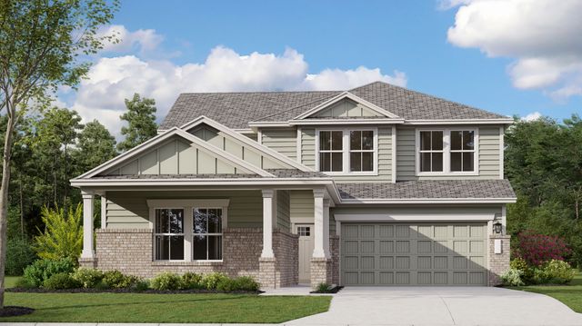 Hudson II Plan in Waterstone : Highlands Collections, Kyle, TX 78640