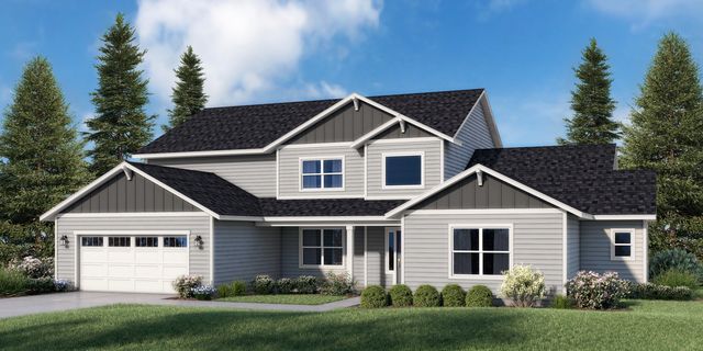 The Cascades - Build On Your Land Plan in Eastern Idaho - Build On Your Own Land - Design Center, Idaho Falls, ID 83402