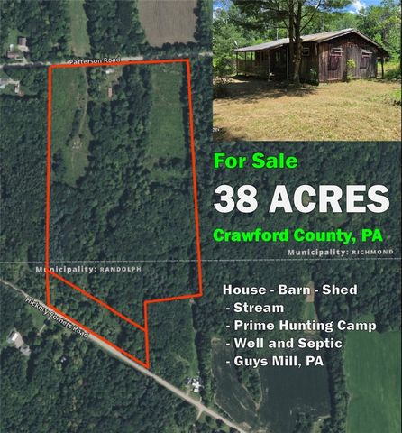 27453 Patterson Rd, Guys Mills, PA 16327