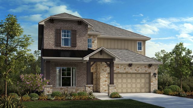 Parmer Plan in The Grove at Vintage Oaks, New Braunfels, TX 78132