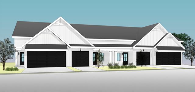 The Marion - Exterior Unit Plan in Abaco Townhomes, Cleveland, TN 37312