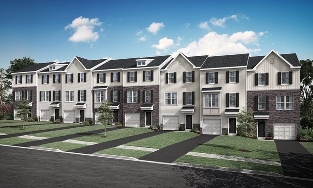 Chase Plan in Brookside Court at Upper Saucon : The Townes at Brookside Co, Coopersburg, PA 18036
