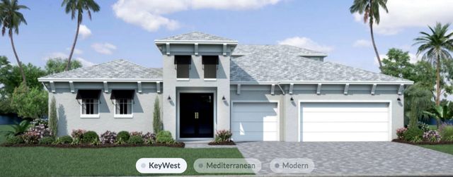 Courtyard 3 Plan in Biscayne Homes at Epperson, Wesley Chapel, FL 33545