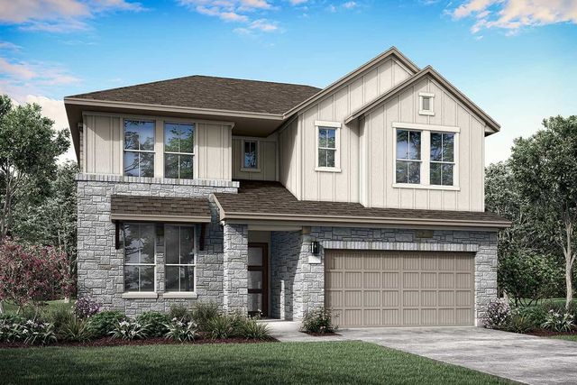 Reimer Plan in Park Collection at Lariat, Liberty Hill, TX 78642