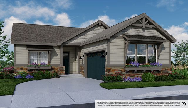 Belford Plan in West Edge at Colliers Hill, Erie, CO 80516