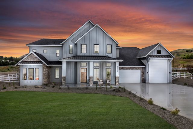 Centennial Plan in The Estates at Dry Creek Ranch: 1-Acre Lots, Garden City, ID 83714