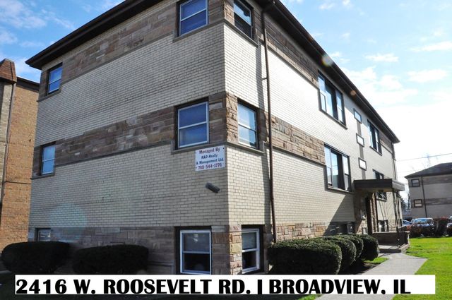 2416 W  Roosevelt Rd   #2S, Broadview, IL 60155