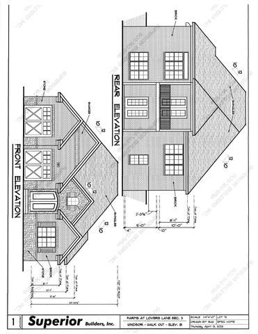Windsor "B" Plan in Farms at Lovers Lane, Louisville, KY 40291