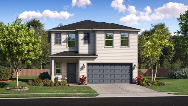 Edison II Plan in Villages of Westport : Villages Of Westport 40s, Jacksonville, FL 32219
