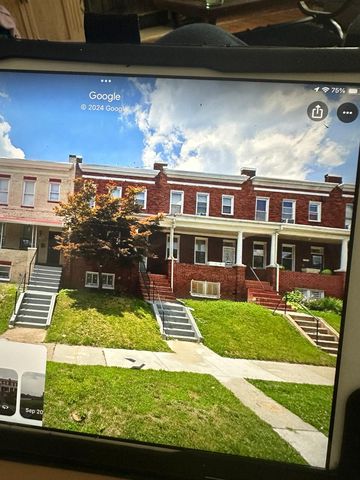 1506 N  Payson St, Baltimore, MD 21217