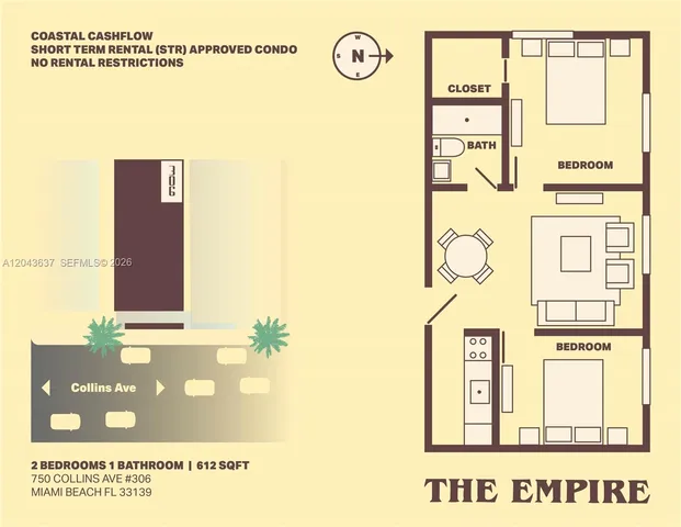 750 Collins Ave #306, Miami Beach, FL 33139