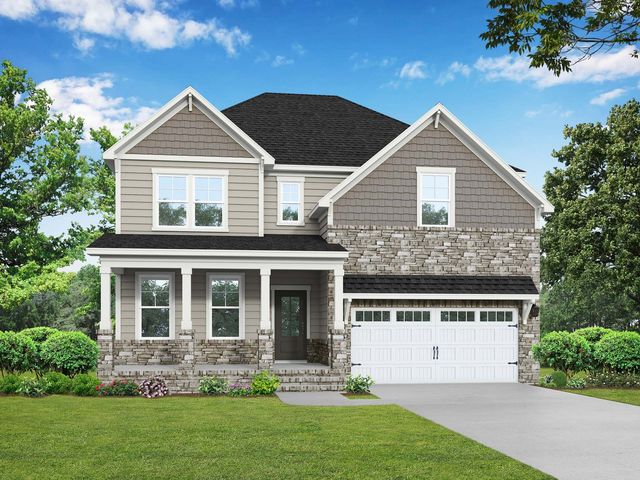 The Hemlock D Plan in Glenmere, Knightdale, NC 27545