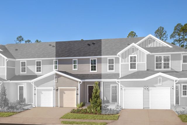 Plan 1259 Modeled in Orchard Park Townhomes, Saint Augustine, FL 32086