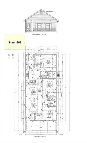 1365 Plan in Grand Prairie Estates Subdivision, Church Point, LA 70525