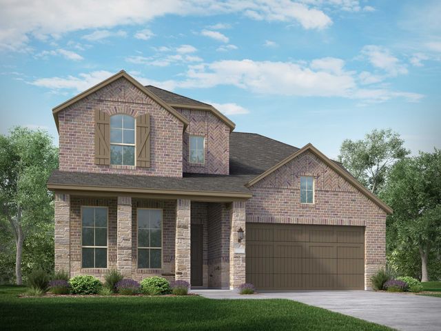 Plan Redford in Grand Central Park: 55ft. lots, Conroe, TX 77304