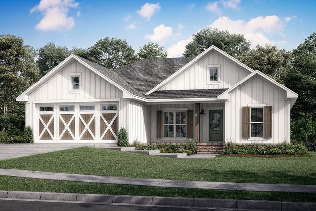 Budget-Friendly 3-Bed Country Craftsman Ranch Plan in BUILD ON YOUR OWN LOT (BOYL) OR PROPERTY in WV, Bridgeport, WV 26330