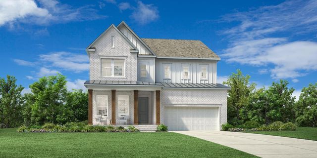 Willowbrook with Basement Plan in Toll Brothers at the Crossing at Coal Mountain - Magnolia Co, Cumming, GA 30028