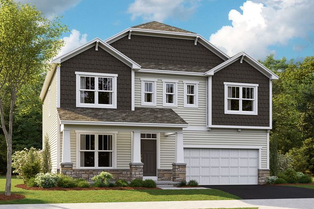 Hudson Plan in Homes at Foxfire, Commercial Pt, OH 43116