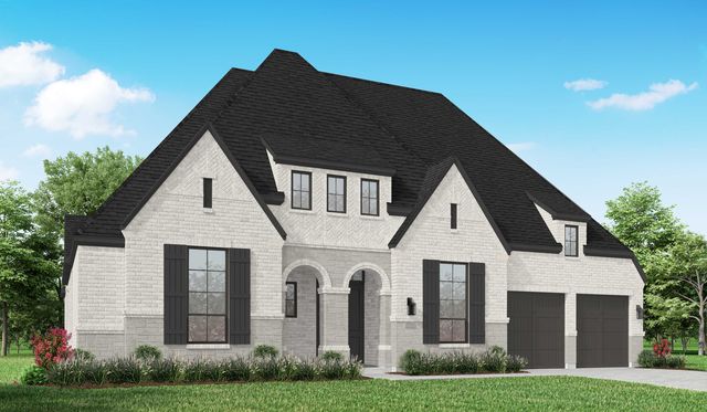 Plan Treviso in Mustang Lakes: 74ft. lots, Celina, TX 75009