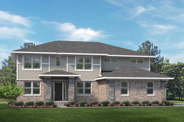 The Hampton Plan in The Heights at Elkow Farms, South Lyon, MI 48178