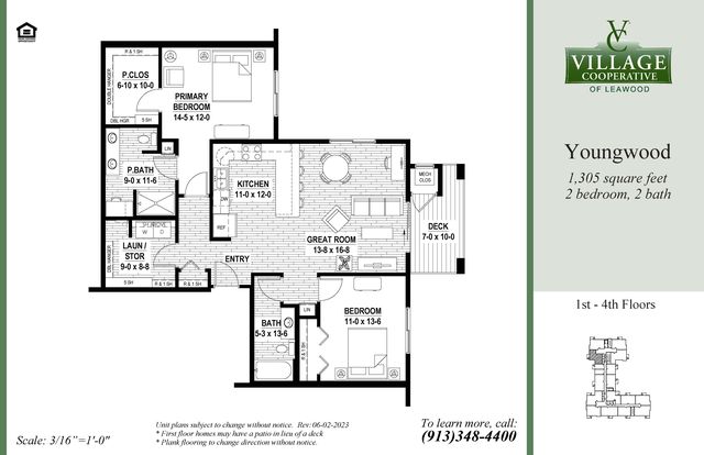 Youngwood Plan in Village Cooperative of Leawood (Active Adults 55+), Overland Park, KS 66213