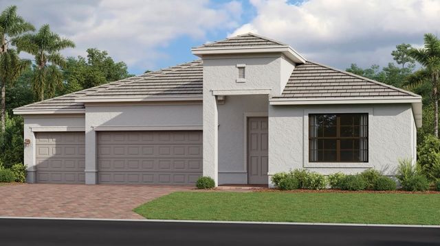 Richmond Plan in Verdana Village : Manor Homes, Estero, FL 33928