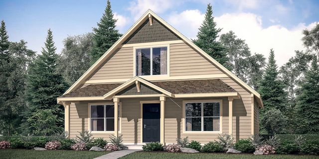 The Rhododendron - Build On Your Land Plan in Southern Oregon- Build On Your Own Land - Design Center, Central Point, OR 97502
