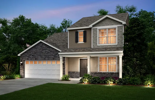 Oakdale Plan in Emerald Woods - 2-Story Homes, Columbia Station, OH 44028