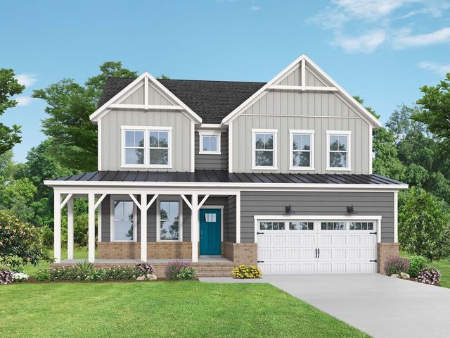 The Willow E Plan in Glenmere, Knightdale, NC 27545
