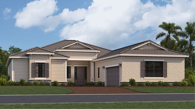 Agostino II Plan in Verdana Village : Estate Homes, Estero, FL 33928